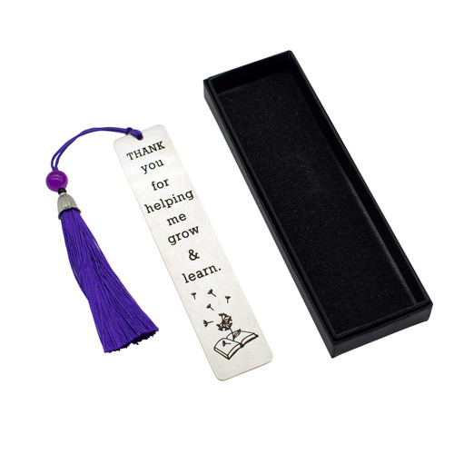 PDCTACST Teacher Appreciation Gifts Bookmark, Thank You Graduation Teachers Day Christmas Birthday Gifts Metal Bookmark with Tassel for Women Music Tutor Professor Special Education Teachers PDCTACST Teacher Appreciation Gifts Bookmark, Thank You Graduation Teachers Day Christmas Birthday Gifts Metal Bookmark with Tassel for Women Music Tutor Professor Special Education Teachers