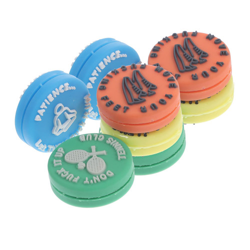 KOMBIUDA 8pcs Tennis Racket Shock Absorber Silicone Tennis Dampeners Tennis Damper for Racket Dampener Tennis Racquet Racket Vibration Dampeners Damping Accessories