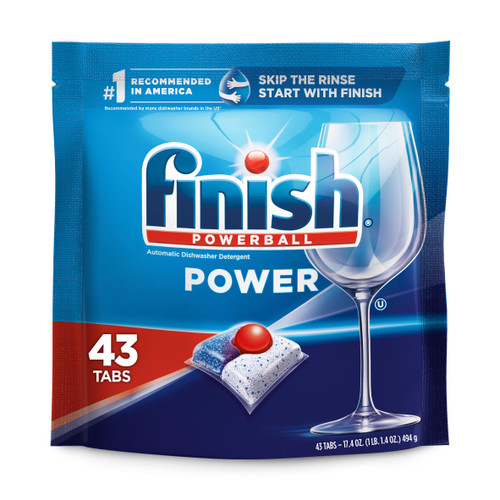 Finish Power - 43ct - Dishwasher Detergent - Powerball - Dishwashing Tablets - Dish Tabs