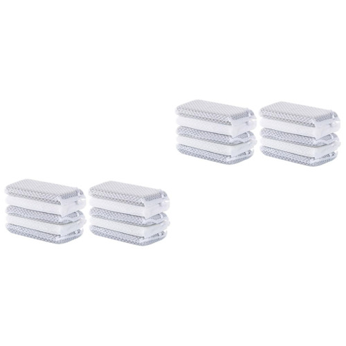 GLEAVI 20 Pcs Kitchen Cleaning Sponge Dishwashing Cleaning Scouring Pads Kitchen Scrub Brush Reuseable Kitchen Sponge Pad Car Tools Sponges Scrub Sponge Pad Not Hurt The Pot Multifunction