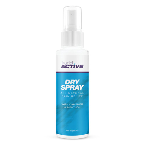 Kuribl Active Dry Spray Fast Acting Relief for Joint Pain & Muscle Soreness. All Natural 3oz Kuribl Active Dry Spray Fast Acting Relief for Joint Pain & Muscle Soreness. All Natural 3oz