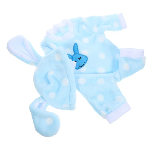 ibasenice 1 Set Doll Clothes Pajamas Doll Accessories Doll Rabbit Clothing 18 Inch Doll Costumes 18 Inch Doll Rabbit Outfit Rabbit Costume for Doll Rabbit Outfit for Doll Plush Girl Jumpsuit