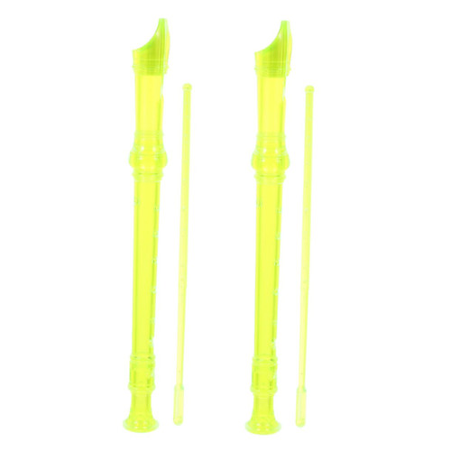 2pcs 8 Swan 8 Hole Clarinet Flute Instrument Student Practice Wind Instrument Instruments for Adults Lyre for Trumpet Kids Flute Beginner Clarinet Music Recorder Resin Child