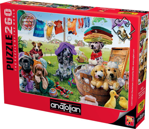 Anatolian Puppies Playing Jigsaw Puzzle (260 Piece)
