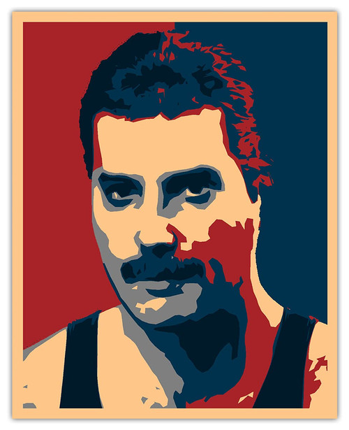 Freddie Mercury Wall Art Poster - Cool 8x10 Unframed Art Print - Contemporary Modern Room Decoration for Home, Office, Living Room and Bedroom - Creative Gift Idea for Queen Fans and Music Lovers Freddie Mercury Wall Art Poster - Cool 8x10 Unframed Art Print - Contemporary Modern Room Decoration for Home, Office, Living Room and Bedroom - Creative Gift Idea for Queen Fans and Music Lovers
