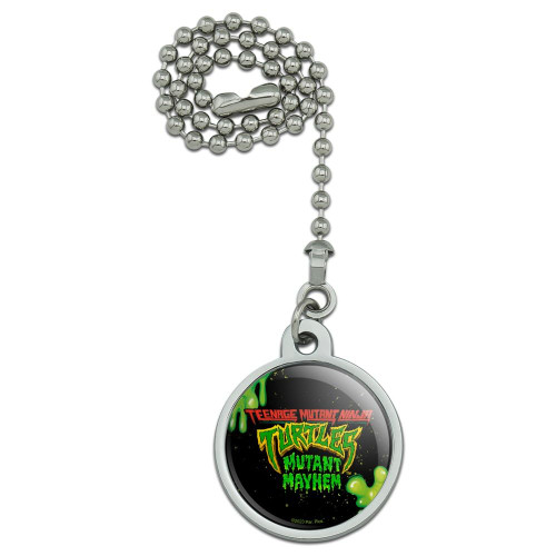 TMNT Mutant Mayhem Logo Ceiling Fan and Light Pull Chain