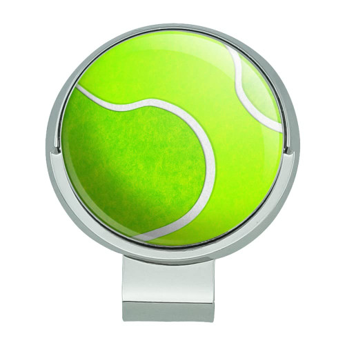 GRAPHICS & MORE Tennis Ball Golf Hat Clip with Magnetic Ball Marker