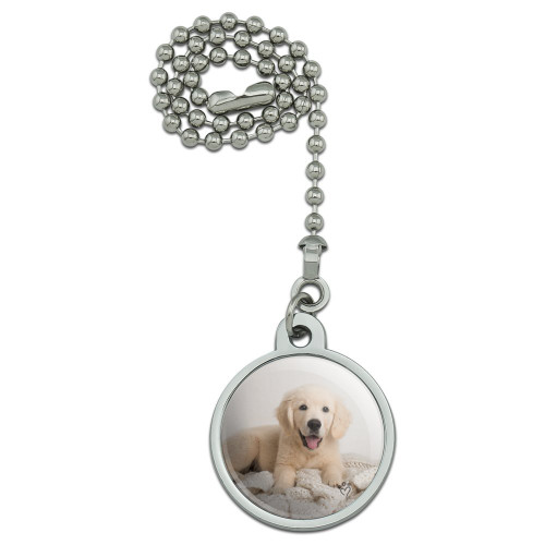 GRAPHICS & MORE Golden Retriever Puppy Dog and Blanket Ceiling Fan and Light Pull Chain