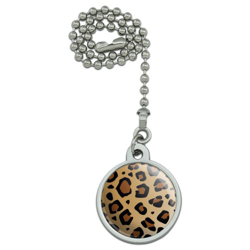GRAPHICS & MORE Leopard Print Animal Spots Ceiling Fan and Light Pull Chain
