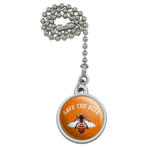 GRAPHICS & MORE Save The Bees Honey Ceiling Fan and Light Pull Chain
