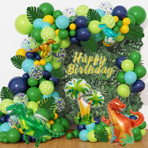 Amandir 157Pcs Dinosaur Balloons Garland Arch Kit, Yellow Green Dino Foil Balloons Dinosaur Birthday Party Supplies for Boys Kids Jungle Safari Baby Shower Dino Birthday Party Decorations Amandir 157Pcs Dinosaur Balloons Garland Arch Kit, Yellow Green Dino Foil Balloons Dinosaur Birthday Party Supplies for Boys Kids Jungle Safari Baby Shower Dino Birthday Party Decorations
