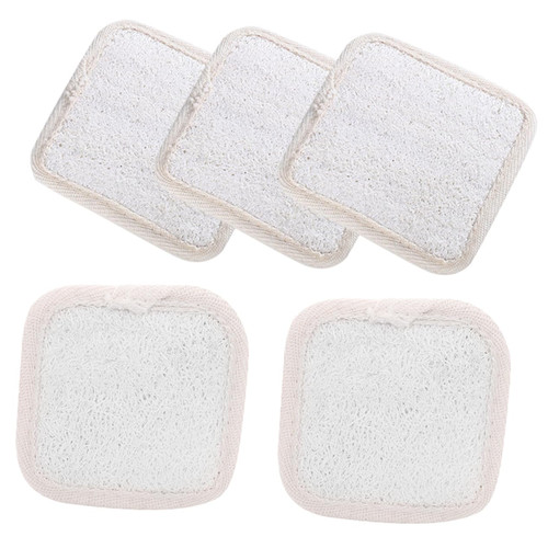 Balacoo 5pcs Loofah Shower Rub Face Scrub Pads Facial Pad Luffa Brush Facial Scrubber Loofah Face Pads Face Exfoliator Face Wash Pads Mini Exfoliating Pads Body Scrubber Take a Bath Sponge Balacoo 5pcs Loofah Shower Rub Face Scrub Pads Facial Pad Luffa Brush Facial Scrubber Loofah Face Pads Face Exfoliator Face Wash Pads Mini Exfoliating Pads Body Scrubber Take a Bath Sponge