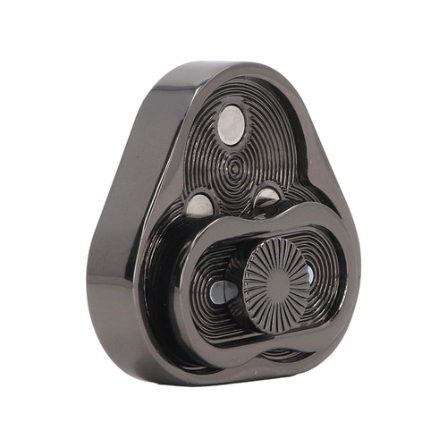 Naroote Metal Fingertip Slider Toy, Decompression Slider Toy Clear Sound Reduce Stress with Storage Bag for Station