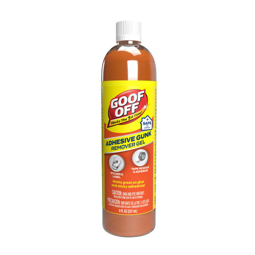 Goof Off Adhesive Gunk Remover, 8 fl. oz.