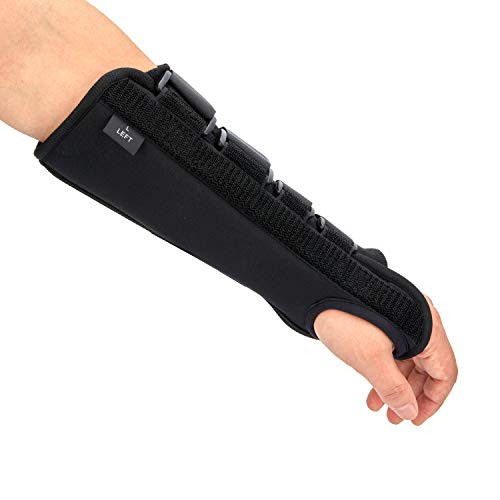 Comfortform Wrist Support Brace Carpal Tunnel Night Time Brace Comfortable Sleep for Wrists and Hands Relief. Adjustable Support Splint. (Left Hand-Large)