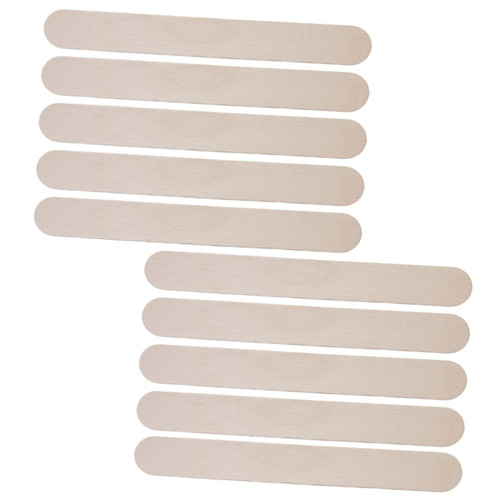 FOMIYES waxing supplies waxing accessories Tongue depressors for hair removal Wooden waxing sticks facial spatula model kit eyebrow wax stick wooden sticks wax spatula applicator face set