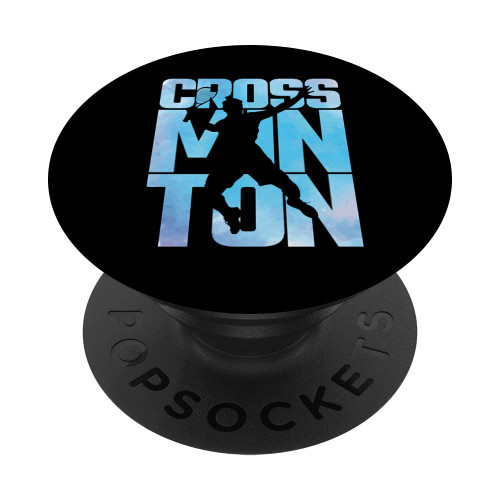 Crossminton Player with Racket PopSockets Standard PopGrip