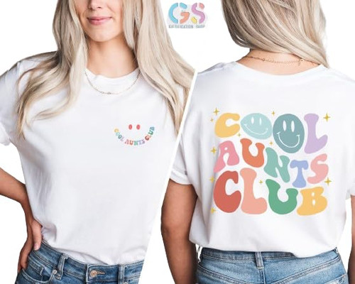 Cool Aunts Club Shirt, Cool Auntie Shirt, Gift For Auntie, Aunt Birthday Gift, Sister Gift From Sister, Sisters Shirts, Aunt Tee Tshirt Cool Aunts Club Shirt, Cool Auntie Shirt, Gift For Auntie, Aunt Birthday Gift, Sister Gift From Sister, Sisters Shirts, Aunt Tee Tshirt