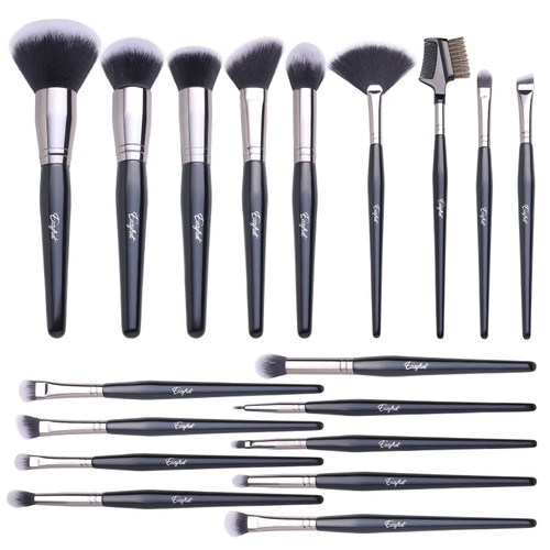 Makeup Brushes Set 18 Pcs Premium Synthetic Foundation Powder Blush Eyeshadow Concealer Makeup Brushes Professional Makeup Brushes Kit, Black Makeup Brushes Set 18 Pcs Premium Synthetic Foundation Powder Blush Eyeshadow Concealer Makeup Brushes Professional Makeup Brushes Kit, Black