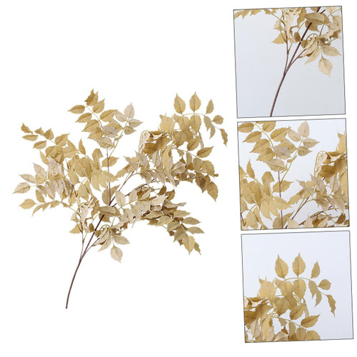 Holibanna Simulated Leaves Decor Faux Plants Greenery Ferns Autumn Eucalyptus Leaves Faux Greenery Artificial Plants Faux Branches Silk Eucalyptus Leaves Indoor Flower Row Silk Flower