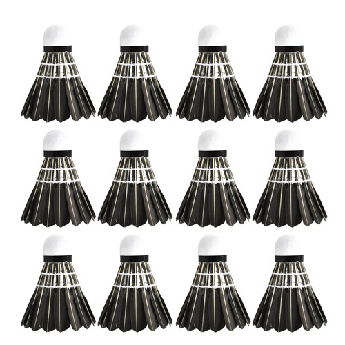 kaasi Feather Badminton Shuttlecocks, Badminton birie, Nylon Badminton birie, Badminton Practice Equipment, Badminton Hitting Practice Equipment for Youth Players Indoor and Outdoor