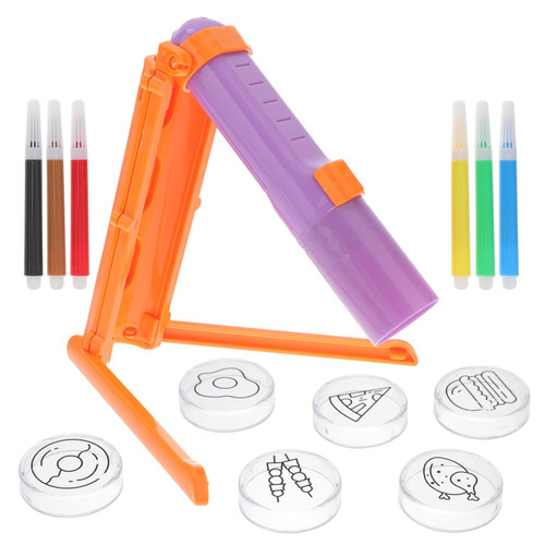 SOIMISS 1 Set Painting Projector Learn to Projector for Kids Kid Toys Kid Projector Kids Painting Toy Sketcher Slide Projector Drawing Projector Toy Child Plastic Projection Painting Set