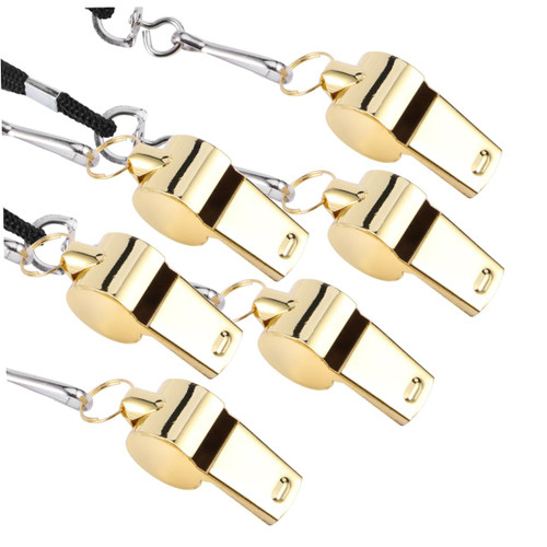 BESPORTBLE 6 Pcs Loud Emergency Whistle Loud Whistle Survival Whistle Metal Whistle Life-Saving Survive