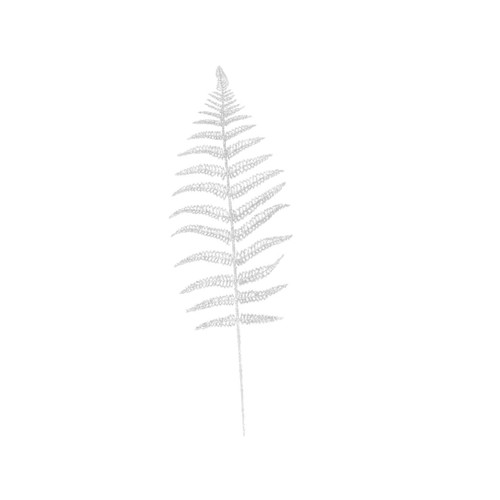 VOSAREA 12pcs Grass Fake Plants Bushes DIY Fake Leaves Christmas Vase Filler Decor Simulation Leaves for Christmas Decor Glitter Christmas Picks Faux Plants Artificial Fern Leaves