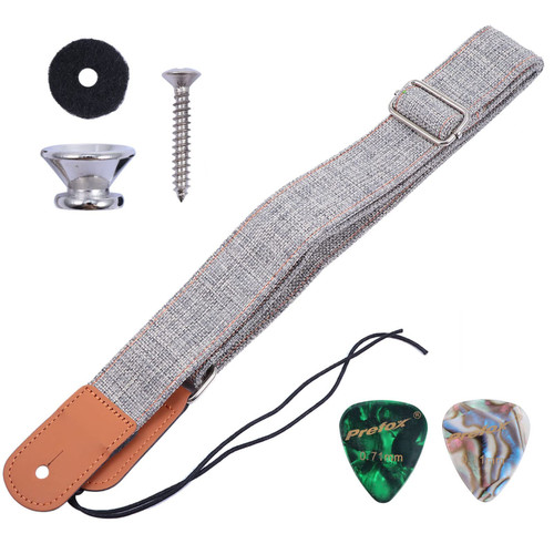MILISTEN 4pcs Ukulele strap DIY guitar strap ukulele leash Instruments Back Straps Ukulele Accessory guitar straps ukulele sling Tail Nail classical Cotton linen musical instrument