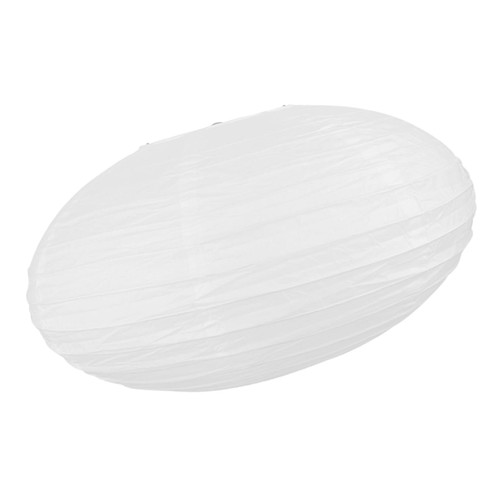 Veemoon Folding Paper Lanterns Decor Lamp Shade White Paper Lantern Japanese Restaurant Lantern Paper Lamp Paper Shade Oval Chandelier Shade Hanging Ball Hanging Lantern Child Lampshade