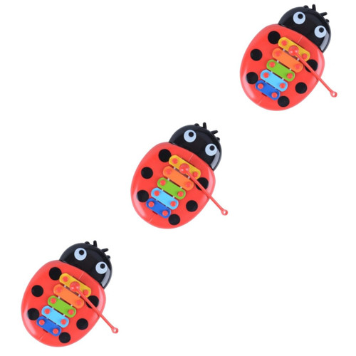 Toyvian 3pcs Toys Piano Hand Knocking Xylophone Musical Knocking Toy Kids Knocking Instrument Knocking Xylophone Toy Hand Percussion Baby