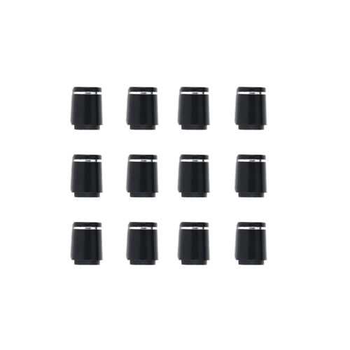 HNMFIT Golf Custom Shaft Irons Ferrules Compatible with Taylormade Irons 0.355'' 0.370'' Single Silver Ring Ferrules 0.6'' Length 12pcs/Package Fit Callaway Irons (0.355'')