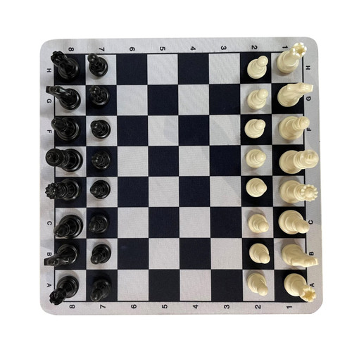 Wooden Chess Set Folding Board, Handcrafted Portable Travel Chess Board Game for Kids and Adults Beginner