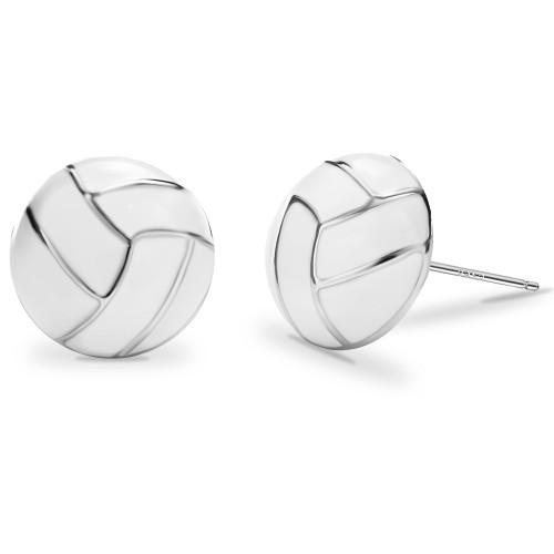 SmileBelle Sterling Silver Volleyball Earrings, Volleyball Stud Earrings for Women Hypoallergenic Volleyball Studs for Girls as Sports Jewelry Volleyball Gifts for Mom Fans SmileBelle Sterling Silver Volleyball Earrings, Volleyball Stud Earrings for Women Hypoallergenic Volleyball Studs for Girls as Sports Jewelry Volleyball Gifts for Mom Fans