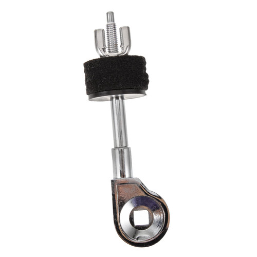 Milisten Cymbal Head Adjustable Legs Electronic Accessories Mini Accessories Cymbal Stacker Attachment for Percussion Instrument Cymbal Arm with Rotating Grabber Cymbal Holder Metal Silver