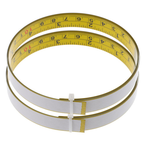 DOITOOL 2pcs Self-Adhesive Ruler Metric Ruler Metric Measuring Tape Digital Tape Measure Workbench Ruler Steel Ruler Tape Measuring Utensil Sticky Tape Self Adhesive Measuring Tape Scale