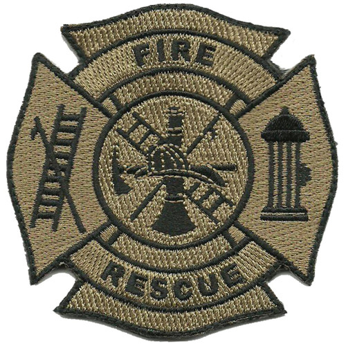 Gadsden and Culpeper Fire & Rescue Tactical Patch - Coyote Tan
