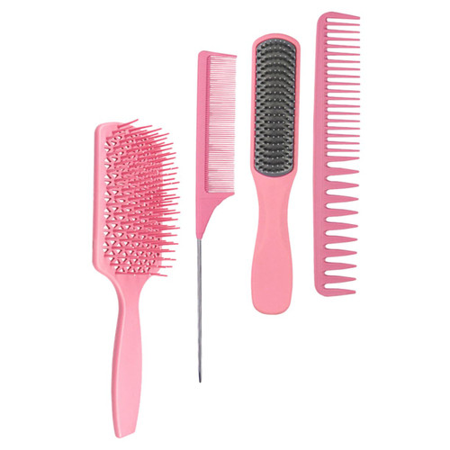 POPETPOP 4pcs massage comb set hair for women Hairstyling Comb Airbag Hair Comb Haircut Hairbrush Hair Brush Airbag Massage Comb hair brush for women Miss wig abs modeling