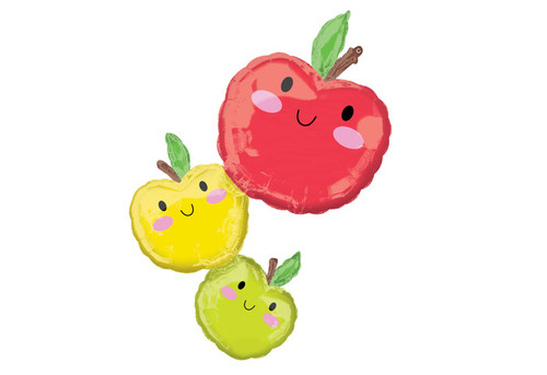 Adorable Apple Stacker Jumbo 37" Foil Party Balloon Adorable Apple Stacker Jumbo 37" Foil Party Balloon