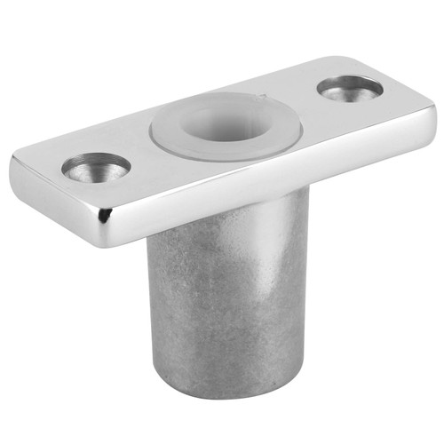 Estink Oar Lock Holder, 316 Stainless Steel Top Mount Oar Lock Socket Holder T Shaped Oar Lock Bracket Paddle Holder Accessory for Marine Yacht, for 1/2in Diameter Shank