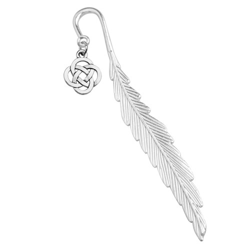 Celtic Knot Bookmark Readers Book Nerd Bookmark Irish Blessing Gifts for Friend Family Bookworm Gifts (Silver)