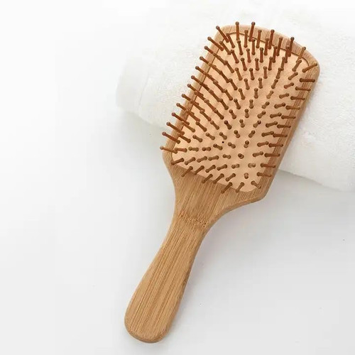 Hair Brush Comb Bamboo Paddle Hairbrush Massage Brush Comb For Hair Styling Combing Scalp Massage