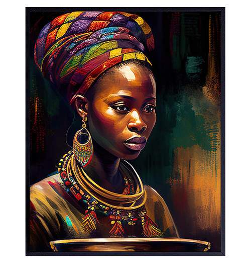Black Woman Wall Art & Decor - African American Wall Art Black women - African Americans - African American Gifts for Women - Black Girl Decorations - African American Wall Decor - Black Culture Black Woman Wall Art & Decor - African American Wall Art Black women - African Americans - African American Gifts for Women - Black Girl Decorations - African American Wall Decor - Black Culture