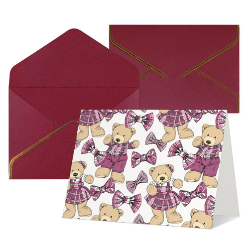 YIPOCH Thank You Cards With Envelopes,Toy Teddy Bear- Greeting Card Funny Birthday Cards For Women men,Holiday Thank You Cards Bulk,Wedding,Teacher Thank You Notes Personalized Thank You Gift Cards