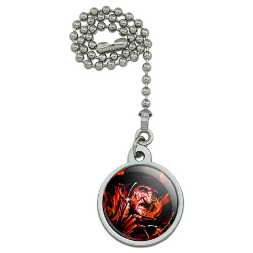 GRAPHICS & MORE A Nightmare on Elm Street Freddy's Fire Ceiling Fan and Light Pull Chain