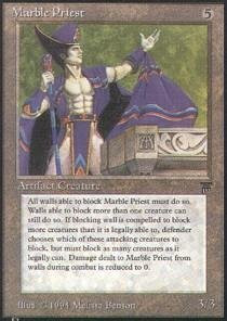Magic: the Gathering - Marble Priest - Legends