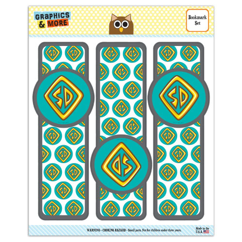 Scooby-Doo Tag Set of 3 Glossy Laminated Bookmarks