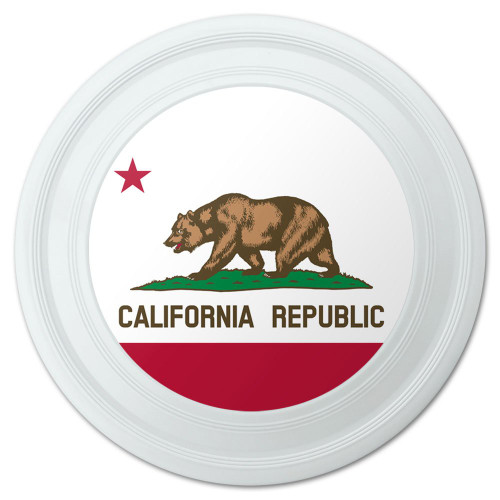 GRAPHICS & MORE California Republic State Flag Novelty 9" Flying Disc