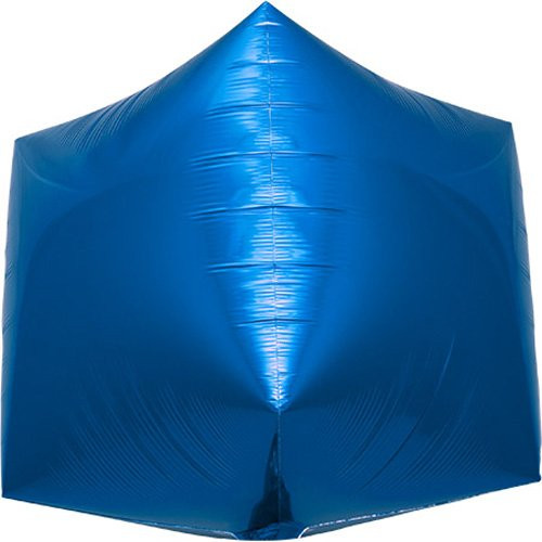 Northstar 17" Cube-Blue Foil Balloon