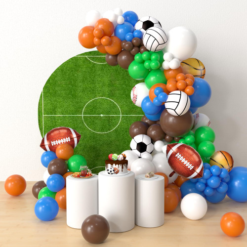 HYOWCHI Sports Birthday Party Decorations - 127 Pcs Sports Theme Birthday Party Supplies Balloon Garland Arch, Football Volleyball Soccer Basketball Theme Sports Balloon Arch For Sports Decorations HYOWCHI Sports Birthday Party Decorations - 127 Pcs Sports Theme Birthday Party Supplies Balloon Garland Arch, Football Volleyball Soccer Basketball Theme Sports Balloon Arch For Sports Decorations